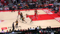 Hawks · Rockets broadcast poster